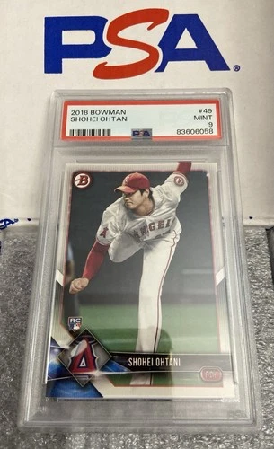 2018 Bowman Shohei Ohtani #49 (RC) PSA 9 Mint Los Angeles Angels 🔥