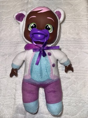 Gently Used Cry Babies Tiny Cuddles  Doll  w/Pacifier - 10''tall