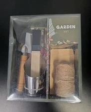 Mini Gardening Tool Set-Mini Trowel, Bucket, Twine, Wood Stakes, Seed Envelopes