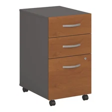 Bush Furniture Series C Collection 3 Drawer Pedestal Natural Cherry