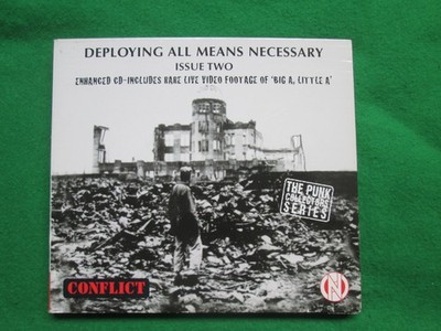 CONFLICT - DEPLOYING ALL MEANS NECESSARY - ISSUE 2 - ANAGRAM - PUNK  / OI! - CD