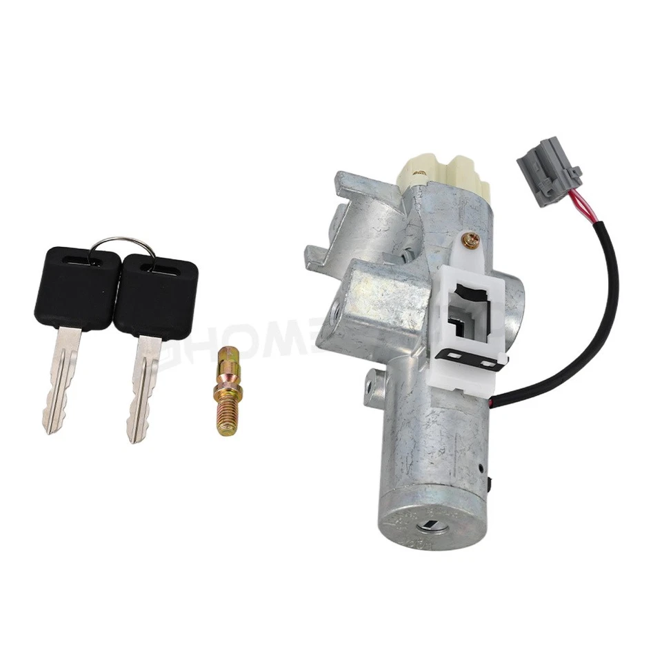 Interruptor de cilindro de bloqueo de encendido automático con 2 llaves D8700-ZW80A para Nissan Sentra 2013-19 Foto 3 de 4