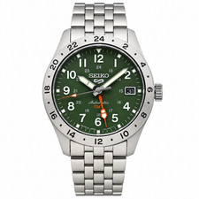 New Seiko 5 Sports Field Series Green Dial Automatic Men's Watch HDB001