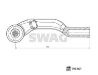 Swag Spurstangenkopf Links, Vorderachse U.A. FüR Mitsubishi, Renault