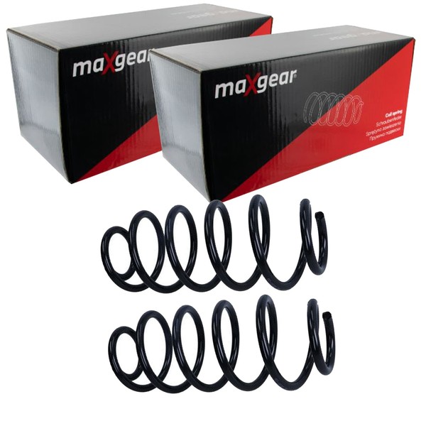 2X Maxgear Fahrwerksfedern Hinten Passend FÜR Fiat Bravo Links+Rechts-image