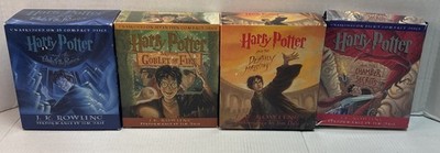 Harry Potter 4 Audiobook CD Box Sets Lot Books Unabridged Jim Dale Reading