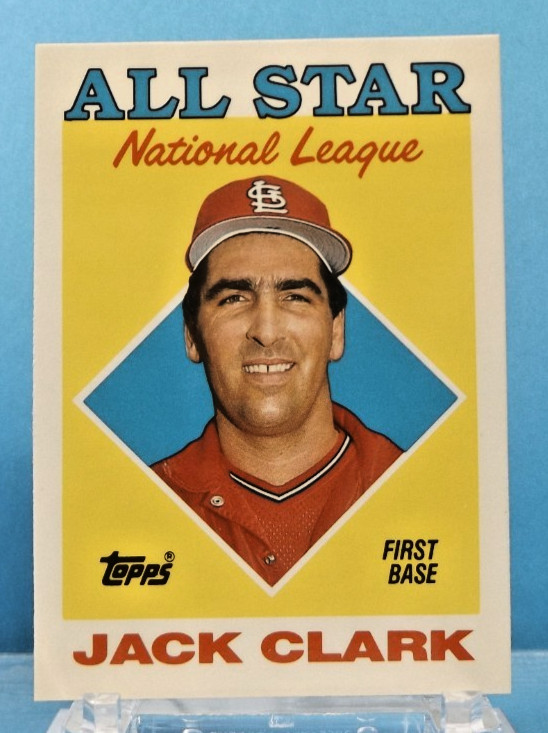 1988 Topps Tiffany #397 - Jack Clark - St. Louis Cardinals - Near Mint