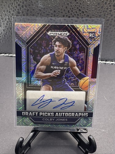 2023 Prizm Draft Colby Jones Rookie Auto Autograph Mojo Prizm #18/25