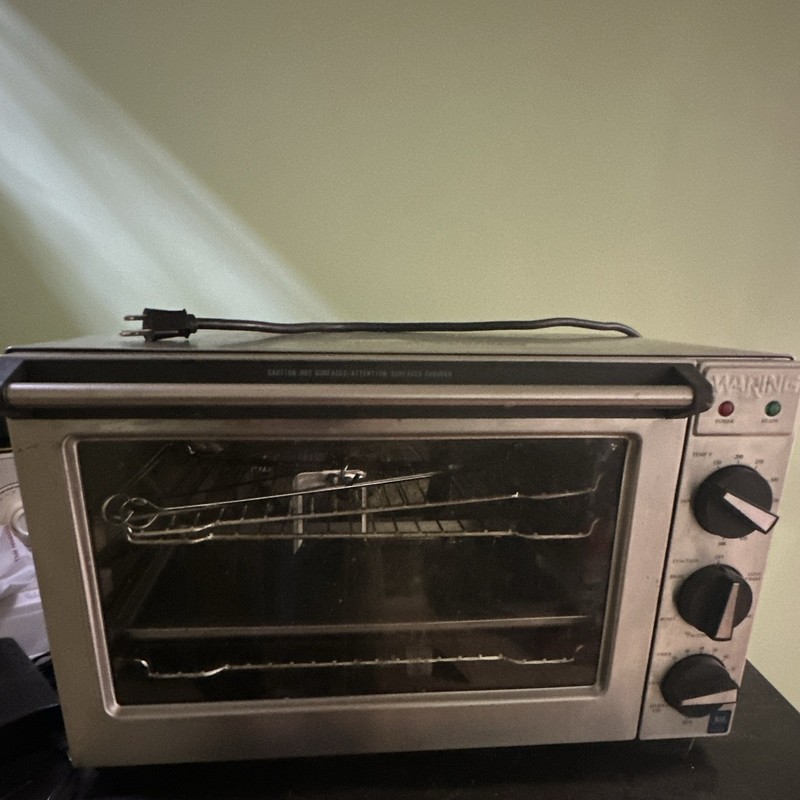 Waring Toaster Oven Stainless Steel 1500W 120V 60-Min Timer TOB-40NFR