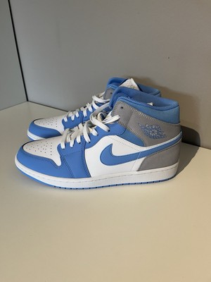 Nike Air Jordan 1 Mid University Blue Grey NEU