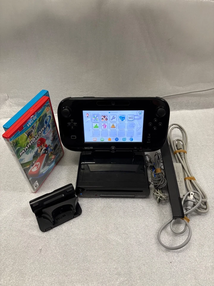 Nintendo Wii U 32GB Console Delux Set Complete In Box W/ Games, Tested - Image 3 of 4