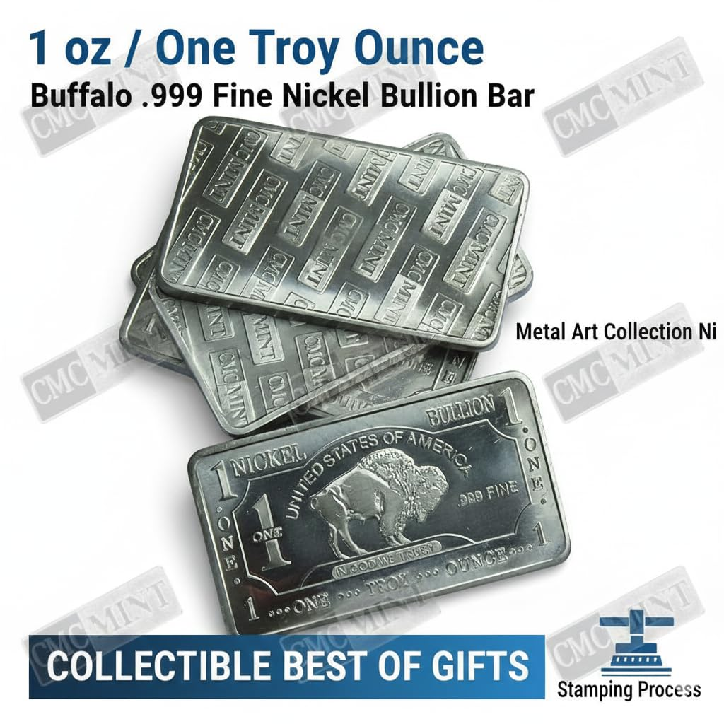 Rare Mint 1Oz Troy Ounce Nickel Bullion Bar 999 Pure Fine | eBay