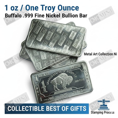 Rare Mint 1Oz Troy Ounce Nickel Bullion Bar 999 Pure Fine | eBay