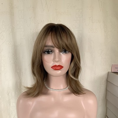 NEU Loni Mini C 3172-2BR16 Lace Front Light Brown Wave Glueless Synthetic DWY