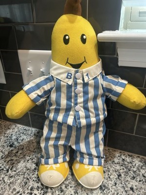 Vintage 1995 Tomy Bananas In Pajamas Stuffed Plush B1 Character Toy 8'' 