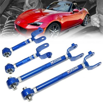 Megan Rear Lower & Upper Adjustable Camber Kit Arm For 16-25 Mazda