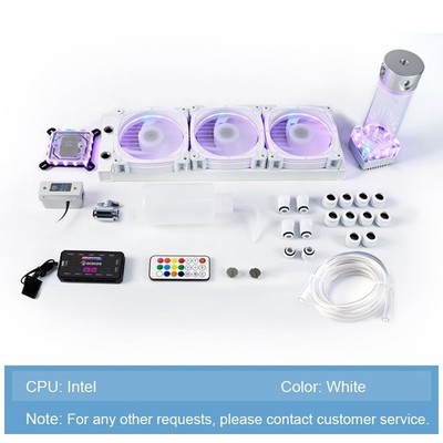 DIY Custom Water Cooling Kit for Intel LGA 1700 1200 2011 AMD AM4 AM5 PC Liquid