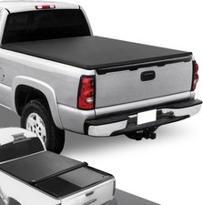 TTC-RU-032 Pickup Truck Bed Top Roll-Up Vinyl Soft Tonneau Cover Compatible with
