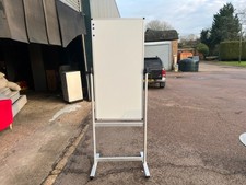 Double Sided Magnetic Whiteboard with Stand 187cm x 80cm Board on Wheels
