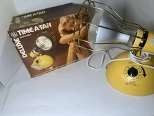 Vintage 1986 GE Deluxe Time A Tan Sun Lamp RSK6A IOB WORKS! General Electric