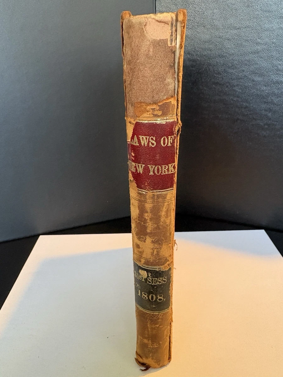 Law & Government Leather 1800-1849 Antiquarian & Collectible Books