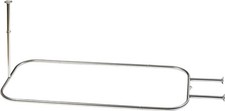 SHOWER ROD Hoop for Freestanding Bathtub Clawfoot Tubs Rustproof By ZENNA HOME