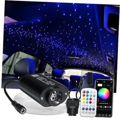 Mini 6W Twinkle Fiber Optic Starlight Headliner Kit 500pcs 0.03in x 9.8ft