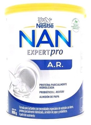 Fórmula Infantil NAN Expert Pro A.R, 28oz-800gr 0-12 Months  Exp DATE 11/2026 