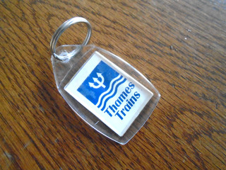 B.R. Network SouthEast Thames Trains key ring.