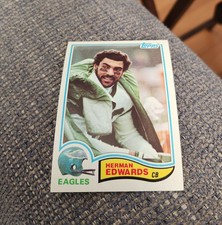 1982 Topps Football Herman Edwards #442 Philadelphia Eagles