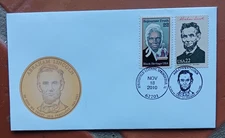 ABE LINCOLN SPRINGFIELD ILLINOIS SPECIAL CANCEL COMBO SOJOURNER TRUTH 2010 COVER
