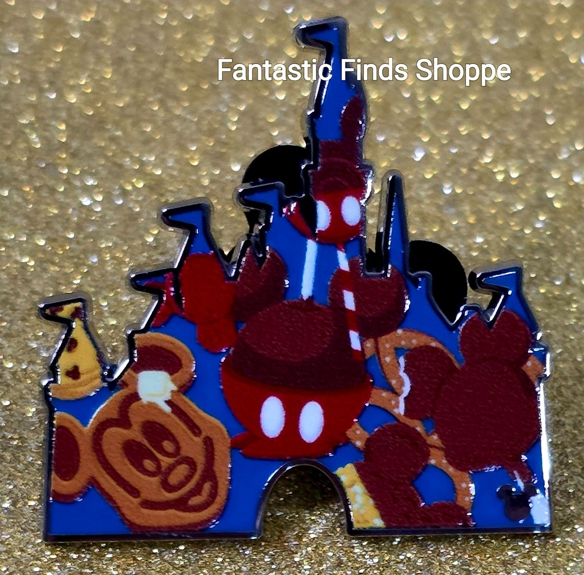 Hidden Disney Mystery Pouch Castle Snacks Treats Pin | eBay