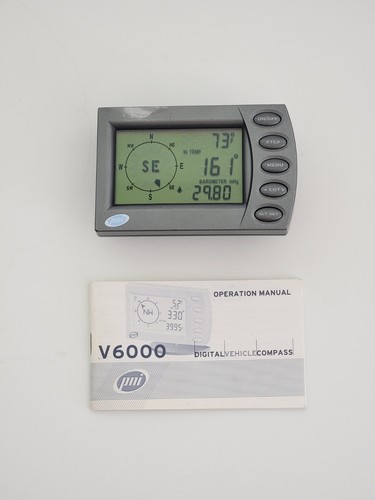 Wayfinder Digital Vehicle Compass V6000 Altimeter Barometer Weather Compass Only