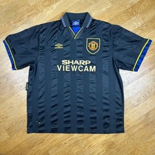 Vintage 90s Manchester United Umbro Soccer Jersey Rare