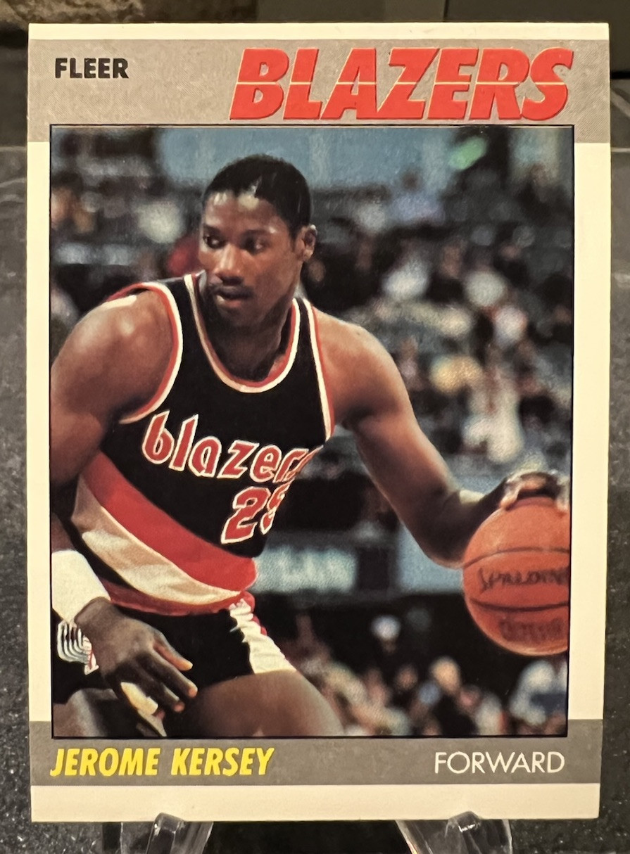 1987-88 Fleer - #60 Jerome Kersey