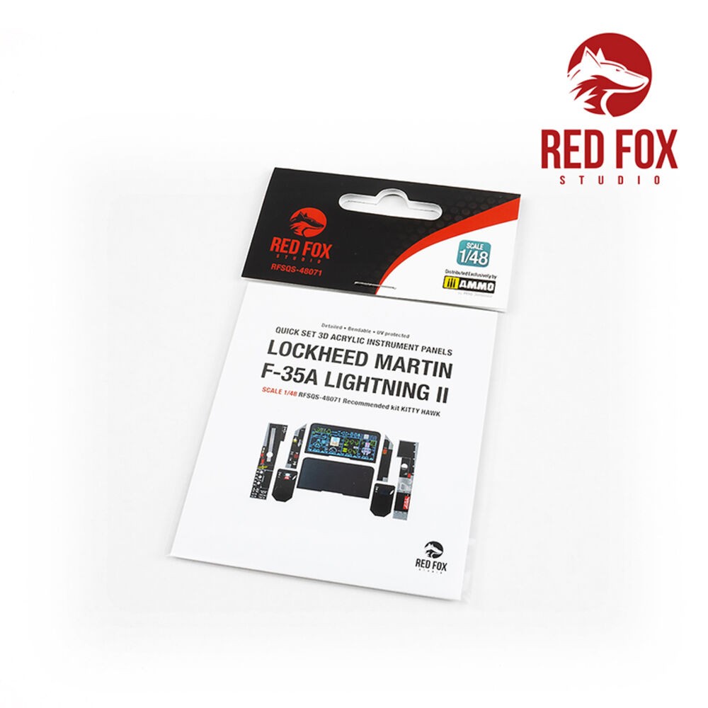 Red Fox Studio RFSQS-48071 - 1/48 F-35A Lightning II (For Kitty Hawk Kit) - New