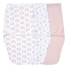 aden  anais Easy Swaddle Wrap, Newborn Wearable Swaddle Blanket, Adjustable