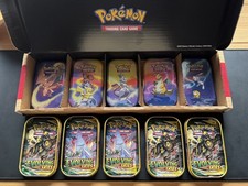 Pokemon Kanto Power Mini Tin 5x Evolving Skies Booster Packs Pokémon Cards TCG