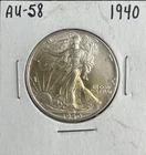 1940 Walking Liberty Half Dollar – 90% Silver – Circulated with Strong Details –