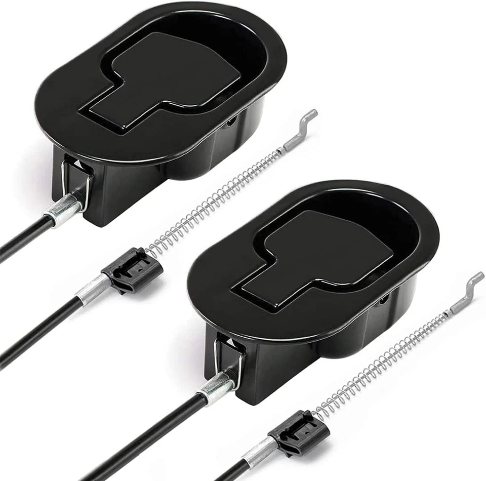Easy Install 2Pcs Metal Recliner Handles with 4.9'' Cable - Repair Made Simple - Image 3 of 4