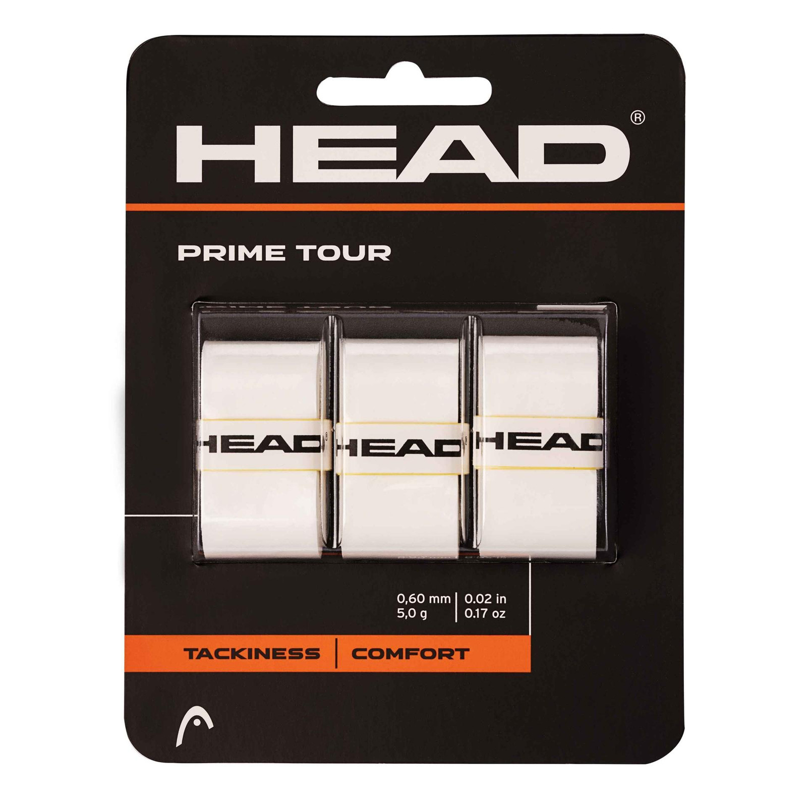 Head Prime Tour 3 упаковки Overgrip White Белый 2490₽