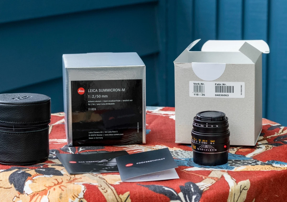 Leica SUMMICRON-M 50mm Focal f/2 Camera Lenses for sale - eBay