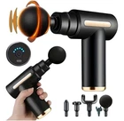 Electric Massage Gun Deep Tissue Muscle Massager Portable Quiet Black