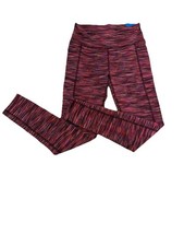 DSG Girls Momentum Full Length Leggings Burgundy Size M Convertible Waistband