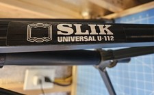 SLIK Camera Tripod Universal U-112 22" to 58" Travel Lightweight Quick Release