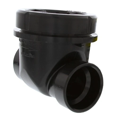 Jones Stephens B05150 1-1/2" ABS Backwater Valve - Black - Picture 3 of 4