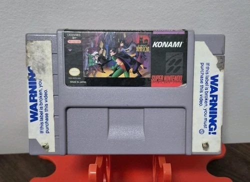 The Adventures of Batman and Robin SNES Konami ORIGINAL NOT REPRO Tested Working