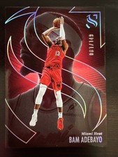 BAM ADEBAYO 2024-25 PANINI SILHOUETTE BASKETBALL HOLO SILVER HEAT /149