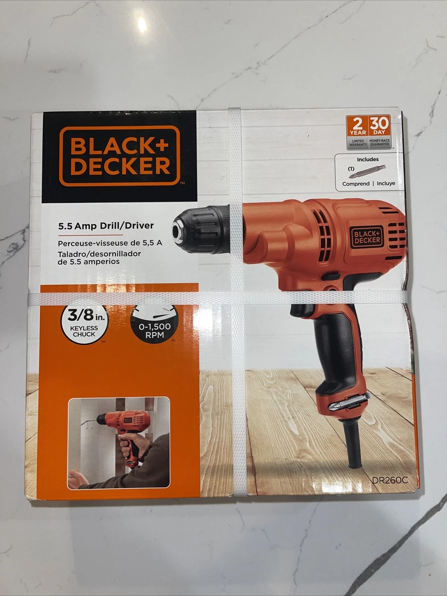 Black & Decker Drill/Driver, 5.5 Amp