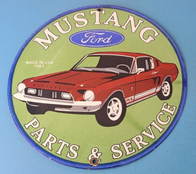 #ad Vintage Ford Sign Mustang Ford Automobile Service Gas Station Sign $116.47